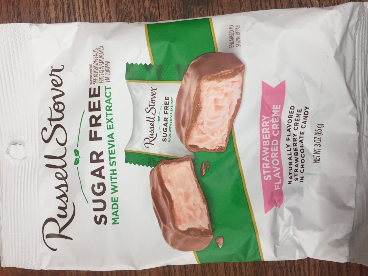Russell Stover Strawberry Flavored Crème - Sugar free